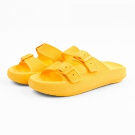 Sandlia Ortopdica FLY FEET NUVEM CITY - AMARELO - ORTHO PAUHER