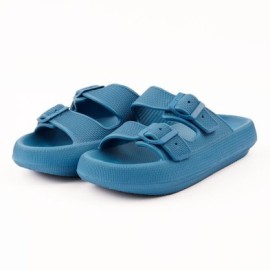 Sandlia Ortopdica FLY FEET NUVEM CITY - AZUL - ORTHO PAUHER