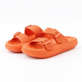 Sandlia Ortopdica FLY FEET NUVEM CITY - LARANJA - ORTHO PAUHER