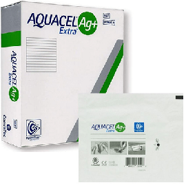 Curativo Aquacel Prata Extra AG+ 15x15cm - CONVATEC